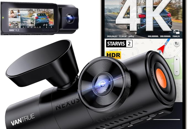 Vantrue N4 Pro 4K three-channel dash cam